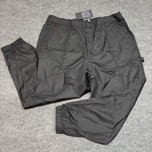 Fabletics Women's Black Cargo Joggers XXL / 1X Water Resistant Multi-Pocket NWT